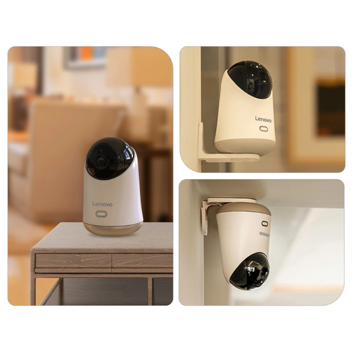 Câmera Lenovo Baby Monitor 5MP – Wi-Fi, Visão Noturna em Cores, Detecção de Movimento, Ideal para Quarto de Bebê