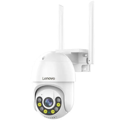 Câmera de Segurança Lenovo 5MP Wi-Fi PTZ – Zoom Digital 5x, Rastreamento Automático, ONVIF, Vigilância Externa