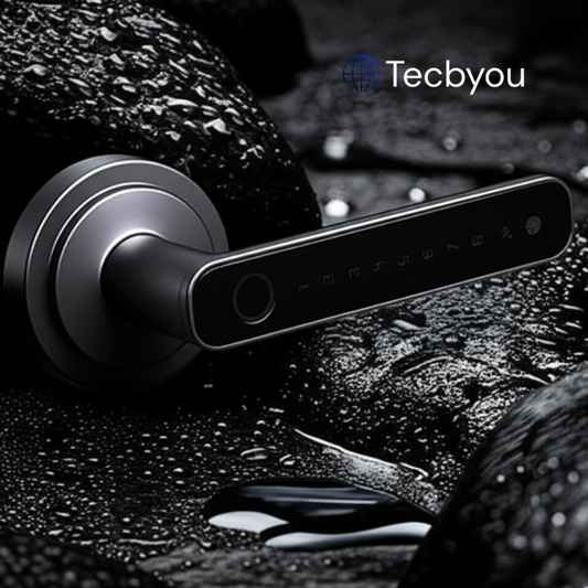 Fechadura Digital Inteligente M5 Tuya BLE – Com Biometria, Senha, Cartão IC e App Smart Life