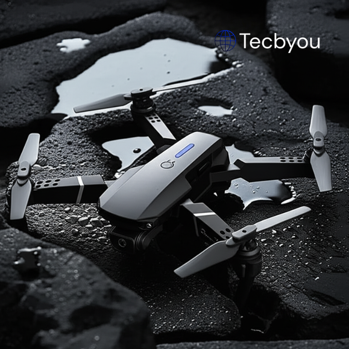 Drone Dobrável E88 com Câmera 4K Wi-Fi – Controle Remoto, FPV ao Vivo, Estabilizador de Altura, Brinquedo Profissional para Crianças e Adultos