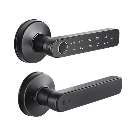 Fechadura Digital Inteligente M5 Tuya BLE – Com Biometria, Senha, Cartão IC e App Smart Life