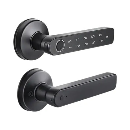Fechadura Digital Inteligente M5 Tuya BLE – Com Biometria, Senha, Cartão IC e App Smart Life