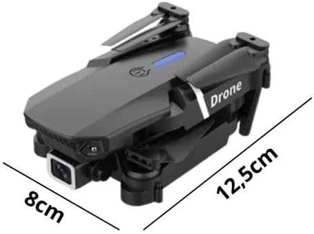 Drone Dobrável E88 com Câmera 4K Wi-Fi – Controle Remoto, FPV ao Vivo, Estabilizador de Altura, Brinquedo Profissional para Crianças e Adultos