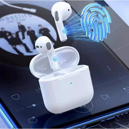 Fones Bluetooth Air Pro 5.3 – Fones de Ouvido Sem Fio, Modo Gamer, Compatível com iPhone, Android e Xiaomi