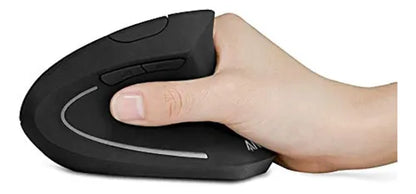 Mouse Vertical Silencioso – Wireless Dual Mode, 2400 DPI
