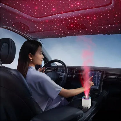 Umidificador de Ar 280ml com Projetor e Luz – Névoa Fria e Desligamento Automático